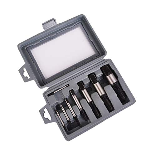 Baitaihem 8 pcs Easy Out Screw Extractor Set Hand Tools Kits for Broken Bolt Water Pipe