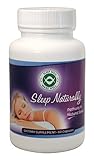 Sleep Naturally - Sleep Aid w/ Melatonin - Non Addictive Sleeping Pills with a Free E-book - Natural Valerian Root Chamomile Get Deeper More Restful Sleep -Sleep Remedy Aids a Better Sleep Cycle - 60 Vegetarian Capsules - 90 Day Money Back Guarantee