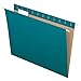 Pendaflex Recycled Hanging Folders, Letter Size, Teal, 1/5 Cut, 25/BX (81614)