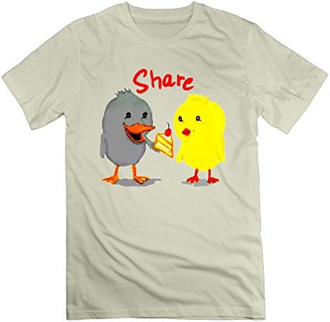 NOAC Men's Ducky and Chicky Sharing is Caring! Personalized Short Tee Shirt