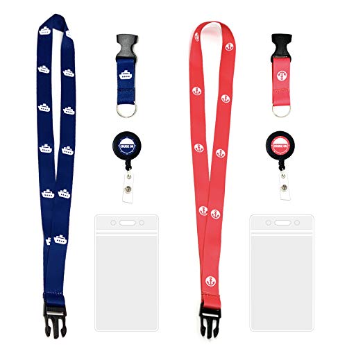 image for Cruise Lanyard [2-Pack] Lanyards with ID Holder for Cruise Ship Key Ca