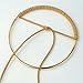 Nydotd 125Pcs Dream Catcher Making Kit, 15 Pcs Metal Rings Hoops Macrame Ring in 5 Size Gold, 100pcs 6 Styled Feathers, 10 Pcs 3 mm Faux Suede Cord for Dream Catcher Crafts Birthday Party