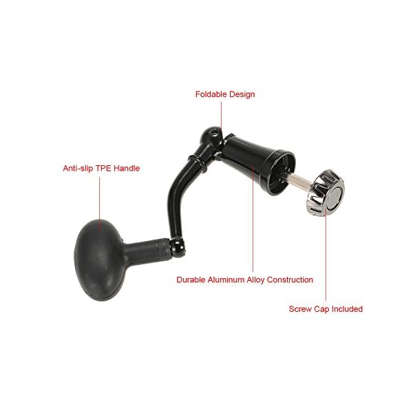 Lixada-Aluminum-Alloy-Rotary-Knob-Foldable-Power-Handle-for-Fishing-Spinning-Reel-Replacement-Handle-Nonslip-Grip