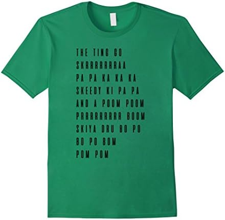 Mens The Ting Go Skrrrra - Meme T-Shirt 3XL Kelly Green