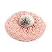 Locomo Baby Infant Boy Girl Knit Beanie Crochet Rib Pom Hat Cap Pink FBA002PNK