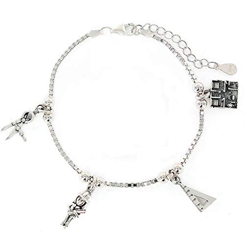 Eres lo mas mujer You are The Most Woman Arquitecta Bracelet Silver