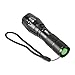 LED Flashlight, AMASKY XLM-T6 Zoomable Water Resistant Bright LED Flashlight with 1600LM Torch Adjustable for OutdoorBottom Click (1pcs)