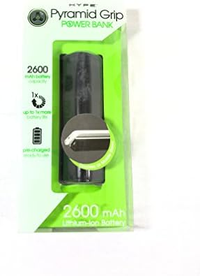 Hype Pyramid Grip Power Bank 2600mAh Battery Lithium Ion Charger w/ Suction cups