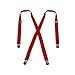 Men's No Slip Clip End Suspenders - Twin Pins Hold Pants Up All Day – Reg & Tall