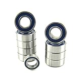 Tamiya Midnight Pumpkin Precision Ball Bearing Kit (10) BU Rubber Sealed