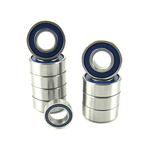 Tamiya Midnight Pumpkin Precision Ball Bearing Kit (10) BU Rubber Sealed