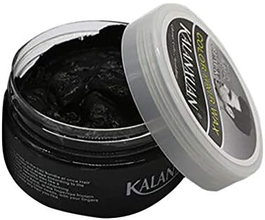 vimbhzlvigour Temporary Color Dye Mud,Hair Wax Cream Styling Modeling Pomade Black
