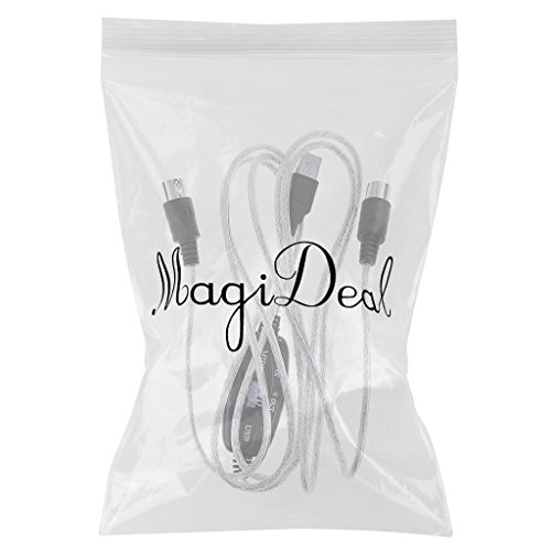 image for MagiDeal Durable In Out MIDI to USB Interface Cable Musical Instrument