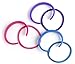 My Hair Tie Bracelet - Teens Multi-Color, Set of 3 in Purple, Pink, and Blue - BPA Free - For Wrists Sized Between 5.75