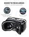 [New Version] HAMSWAN 3D Virtual Reality Headsets with Unique Design and Multifunction Button Compatible with Smartphones Within 4.0-6.11 inch