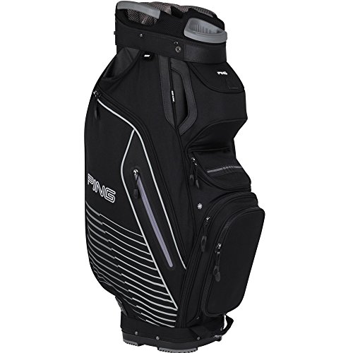 PING Golf Men's Pioneer Cart Bag, Black