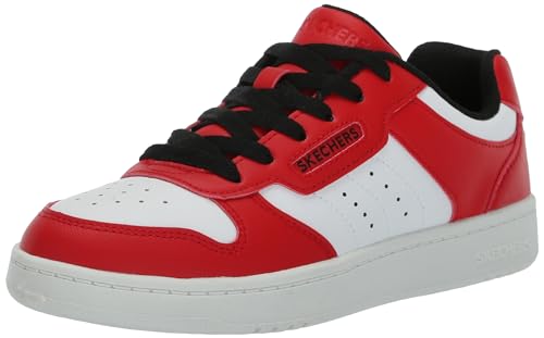 Skechers Boys' Quick Street, Red/White, 12.5 Little Kid