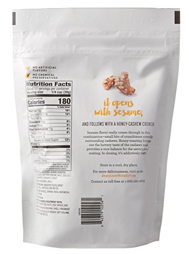 Wickedly Prime Roasted Cashews, Honey Sesame, 12 Ounce - Thumbnail 2