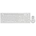 ARION Rapoo 8200P 5G Multimedia Wireless Keyboard and Mouse Combo - GOLD