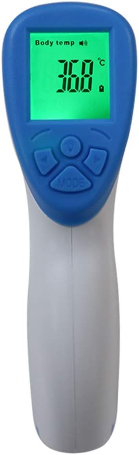 Forehead Thermometer - Digital Infrared Body Temporal Thermometer for Fever, for Kids, Children, Adults Quick Display of Body Temperature (Blue)