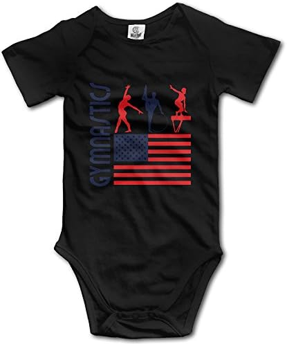 TANXJ USA Gymnastics Baby Climbing Clothes Bodysuit