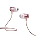Earbuds,E&jing Earphones In Ear Wired Headphones 3.5mm Jack Stereo Noise Cancelling Headphones with In-line Mic and Remote Control(Rose Gold)