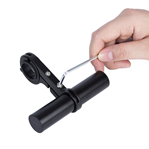 Hakkin Bicycl Extension Cycling Lightweight Carbon Fiber Bicycle Speedometer Phone Holder Mount,31.8MM with Aluminum Alloy Bracket Fits on to Your Bike Handle Bars to Add Extra Storage Space for Bike
