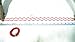JKing Set of 12 New Plastic Stretch Wrist Key Coil Wrist Band Key Ring Key Chains Key Holders for Outdoor Sport (Red)