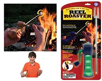 Hand Crank Mushmallow and Hot Dog Roaster 27" Stainless Stell Skewer