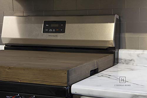 image for J Thomas Home Thick Pine Cutout Handles Gas Stove Farmhouse Kitchen St