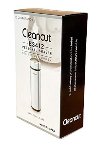 cleancut es412 intimate and sensitive area shaver