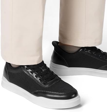 Sneakers Casual Slip-On Uomo Sneakers alla Moda Hands-Free Scarpe Passeggio Casual in Mesh Traspirante Comode, Leggere e Antiscivolo,Size 39,Nero,BMUMFN2521