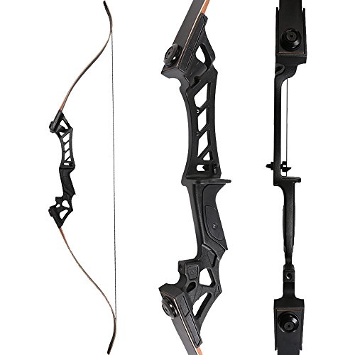 IRQ 60 inch Recurve Hunting Bow Archery Takedown Outdoor Survival Bow