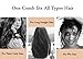 Louise Maelys Large Wide Tooth Detangle Hair Comb Premium Plastic Styling Comb for Thick Hair Curly Hair
