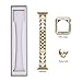 Compatible for Series 4 Watch Band 40mm 38mm, Stainless Steel Metal Band with Jewelry Clasp Replacement for Watch Series 4 40mm, Series 3/2/1 38mm