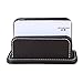 KINGFOM Faux Leather Business Card Holder Name Card Organizer Desktop Card Stand, Capacity 60 Cards of 2.3 ×4 Inches (Brown)