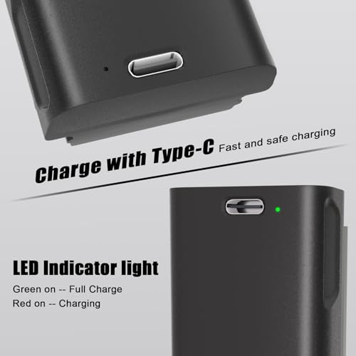 REACELL 7000mAh Rechargeable Battery Compatible for Eufy E340 C31 Video Doorbell, 3.7V Backup Battery Long-Lasting, Quick-Release, Easy to Install and Remove, Pack with USB-C Cable (2026 New Version)