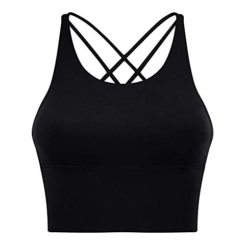 Yxiuexur-Womens-Sports-Bra-Medium-Support-Strappy-Back-Cropped-Tank-Tops-Padded-Workout-Yoga-Longline-Bra