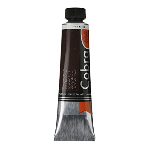 Cobra Water-Mixable Oil Color 40 ml Tube - Van Dyke Brown