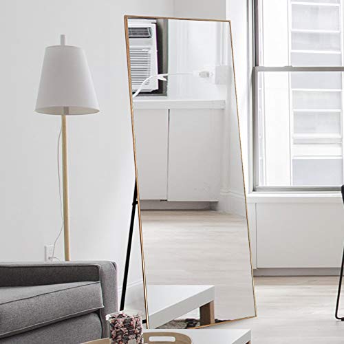 image for NeuType Full Length Mirror Floor Mirror with Standing Holder Bedroom/L