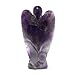 Nelson Creations, LLC 2 Inch Lilac Amethyst Hand-Carved Guardian Angel Natural Gemstone Healing Figurine