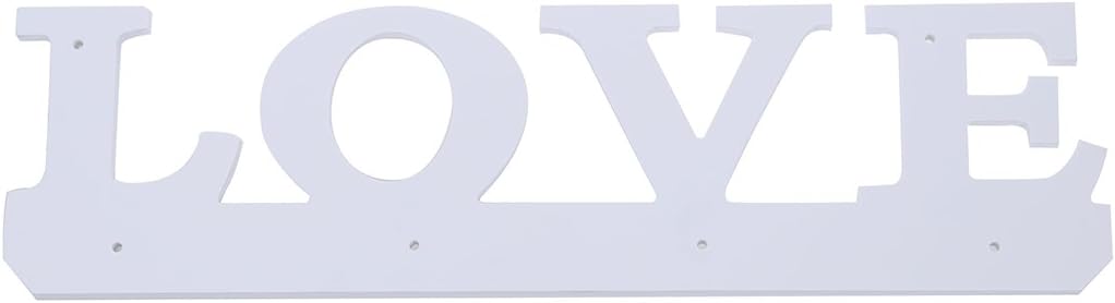 Wall Hooks Door Hangers Wooden Love Hanger 4 Hooks On The Wall Bathroom Door Hanger Hooks Key Clothesf Q Home Furniture Diy