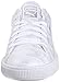 PUMA Men's Basket Classic Metallic Sneaker, White, 10 D US