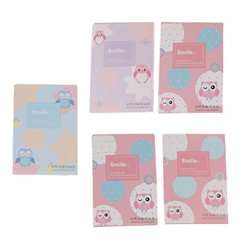 perfektchoice Lot 250pcs Oil Control Film Tissue Blotting Paper Facial Cleaner Oil Removal - 3#