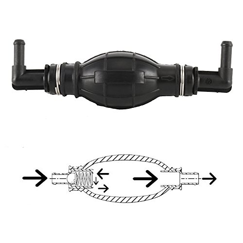 WarmCare Rubber 8mm Hand Fuel Primer Pump Bulb Black Rubber Fuel Transfer Vacuum Line Type For Marine Boat Diesel Accessories