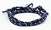Golastartery Fashion Punk Style Alloy Bangle Weave Wax Rope Bracelets Anchors Cuff Bracelets(S02)