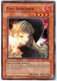 Yu-Gi-Oh! - Fire Sorcerer (LON-036) - Labyrinth of Nightmare - Unlimited Edition - Common