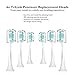 TriLink 6 Pack Replacement Toothbrush Heads for Philips Sonicare ProResults, fit DiamondClean, FlexCare, Gum Health, Plaque Control, EasyClean, HealthyWhite and HydroClean Sonicare Electric Toothbrush