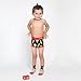 Ez Undeez Toddler Underwear Boys Padded Potty Training Pants Easy (3T, Aliens-White Solid)