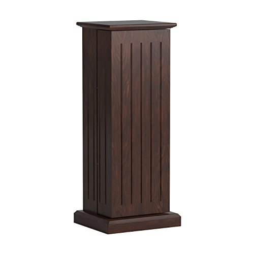 Southern Enterprises Media Storage Pedestal - Espresso - Thumbnail 4